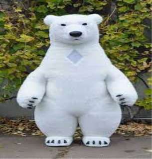 Надувний костюм Білий ведмідь від виробника - Бытовой ремонт / уборка Киев  на Olx